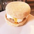 のんののはちみつ's cooksnap of when they made ソーセージエッグマフィン（＾０＾）.