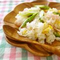 tommy 0304's cooksnap of when they made パパッと簡単♬アスパラベーコンチャーハン.