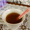居留守's cooksnap of when they made くず湯風☆黒糖レモン生姜湯.
