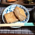 natsukori's cooksnap of when they made おふくろの味♪厚揚げ煮.