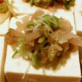 kazu3838's cooksnap of when they made 塩とごま油の冷奴(ザーサイがオススメ)。.