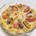 norinoriのり's cooksnap of when they made かぼちゃとウインナーのキッシュ.