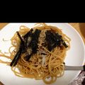 ぴあの姫's cooksnap of when they made 梅としらすのバターしょうゆパスタ.