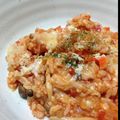 ぷーぷに's cooksnap of when they made ＊余ったご飯で簡単トマトリゾット＊.