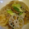 あいchi's cooksnap of when they made レンコン、山芋と豚肉の炒め.