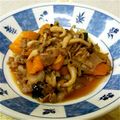 may♪dog's cooksnap of when they made フライパンひとつで！南瓜と豚肉の炒め煮♪.
