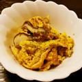 莉彩パパ's cooksnap of when they made 意外とおいしい。あげのしめじの卵とじ☆.