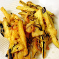 ゆかっち230's cooksnap of when they made 塩こんぶと茄子のかき揚げ.