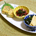 taruママ's cooksnap of when they made うどとわかめの辛子マヨ味噌和え.