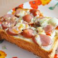 ＷａＴヒロコロ's cooksnap of when they made ☆簡単！ピザ風トースト★.