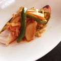 あべこ2's cooksnap of when they made ＊余った野菜で鮭の甘酢あんかけ＊.