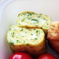 シングルアイシャドウ's cooksnap of when they made お弁当に♪香り広がる青のり入り厚焼き卵☆.