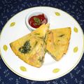 ちー（・＿・）'s cooksnap of when they made 簡単‼野菜たっぷりスペイン風オムレツ.