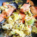 腹ペコハリネズミ's cooksnap of when they made ☆野菜たっぷり♪鮭のちゃんちゃん焼き風☆.