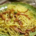 RRYOKOK's cooksnap of when they made 焼豚と長ネギのレモン醤油パスタ.