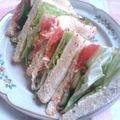 しばっち。's cooksnap of when they made 簡単★野菜たっぷりサンドウィッチ.