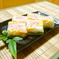 まりみぃ's cooksnap of when they made 甘えびの一口押し寿司.