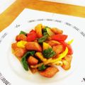 広野のタイタン's cooksnap of when they made カラフルピーマン達.