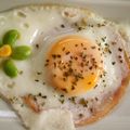 ♡ひな祭り♡'s cooksnap of when they made 美容に＊オリーブオイル目玉焼き.