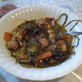 はくりこ's cooksnap of when they made 厚切り豚バラと切り昆布の煮物.