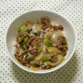 never710's cooksnap of when they made 牛肉と青梗菜の中華風あん.