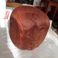 ぷーちゃん★'s cooksnap of when they made 板チョコ＆ココア食パン（ＨＢ使用）.