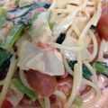 沙衣子's cooksnap of when they made 簡単！トマトクリームパスタ.