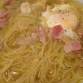 go_tep_go's cooksnap of when they made ベーコンと玉ねぎの落とし卵スープパスタ.