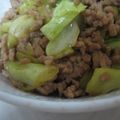 みやびうさぎ's cooksnap of when they made キャベツとひき肉の炒め物.
