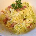 パン大好きネコ's cooksnap of when they made キャベツとベーコンのサラダ☆.