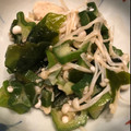 ミルクボール's cooksnap of when they made おくらとわかめとえのきの中華サラダ.