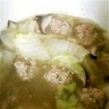 ユリエ子's cooksnap of when they made ふわふわ肉団子と白菜のスープ.