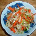 luvhuey's cooksnap of when they made かぶとかぶの葉、にんじんのきんぴら.