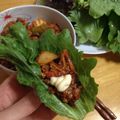 ゆうゆあ's cooksnap of when they made レタスで食べる豚キムチご飯！.