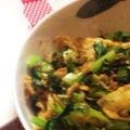 カナkana's cooksnap of when they made 大根葉のあげじゃこ炒め.