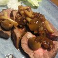 とももグラタン's cooksnap of when they made 牛モモ肉のオーブン焼き 和風きのこソース.