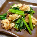 ゆぅたんぽ's cooksnap of when they made 簡単副菜☆蕪の葉と油揚げのポン酢和え.