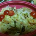 しょうがチューブ's cooksnap of when they made ほっけとキャベツのレンジ蒸しチーズ風味.