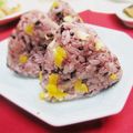 えみんちゅ＊'s cooksnap of when they made BPチーズとたくあんのおにぎり.