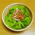 max4995's cooksnap of when they made サラダほうれん草のカリカリベーコン乗せ.