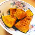 ゆずωぺろ's cooksnap of when they made レンジで簡単 カボチャの煮物.