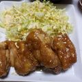 簡単おいしい's cooksnap of when they made ∮ご飯がすすむ✰にんにく味噌の照焼き∮.