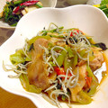 ゃぁゃ's cooksnap of when they made かぶの豚肉巻きと野菜のちりめん生姜焼き.