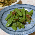 快くん's cooksnap of when they made さやえんどうの甘辛炒め煮.