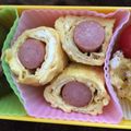 ・ω・ぽけ's cooksnap of when they made お弁当に☆ウィンナー巻き玉子焼.