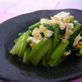ピンクのたまご's cooksnap of when they made 小松菜と卵の炒め物.