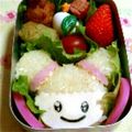 なるおっちいちかず's cooksnap of when they made キャラ弁 こえだちゃん.
