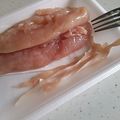 胃袋わっしょい's cooksnap of when they made 楽チンだわ～♡手を汚さずササミの筋取り♡.