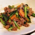 sabajaco's cooksnap of when they made 小松菜の豚バラ中華炒め☆速攻おかず.