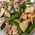 kimimaruo's cooksnap of when they made 豚肉とじゃが芋で大人のマスタード炒め.